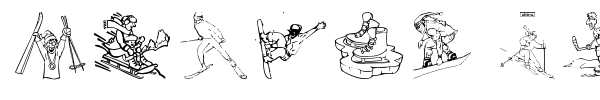 Winter Sport font preview